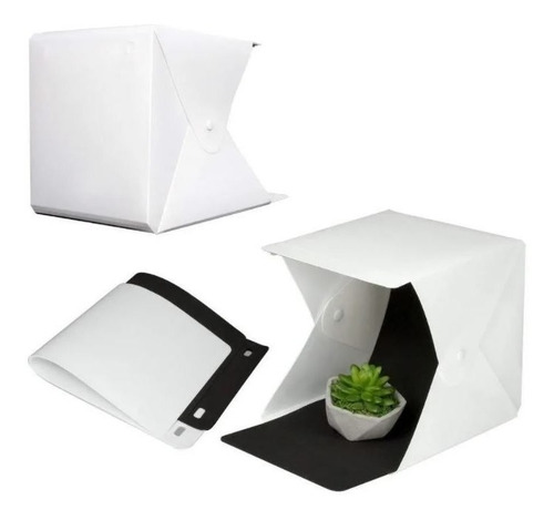 Imagen 4 de 5 de Caja Para Fotografia Luz Led Light Box Foto Productos 24cm