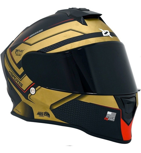 Casco X-sports V151 Brigth Certificado Moto Original 