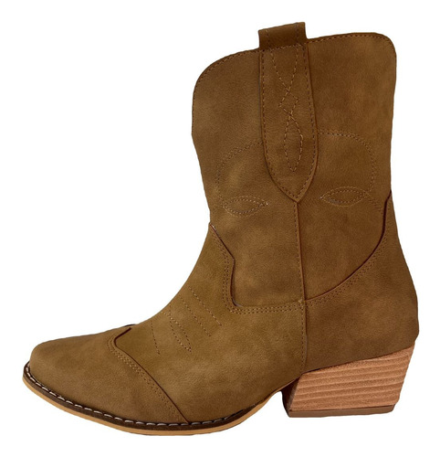 Texanas Mujer Botas Taco Botinetas Otoño Invierno 2019