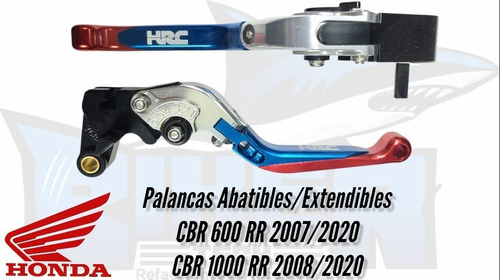 Palancas Cortas Abatibles Cbr 600 Cbr 1000 2008/2020 Nuevas