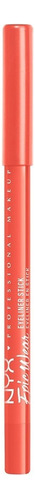 Delineador Epic Wear Liner Stick Hot Sauce Nyx Professional Color HABANERO HOT Efecto Mate