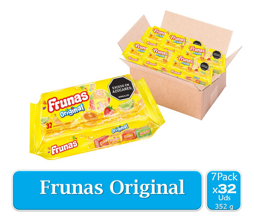 Frunas Originales Bandeja X 32 Uds 7 Paquetes