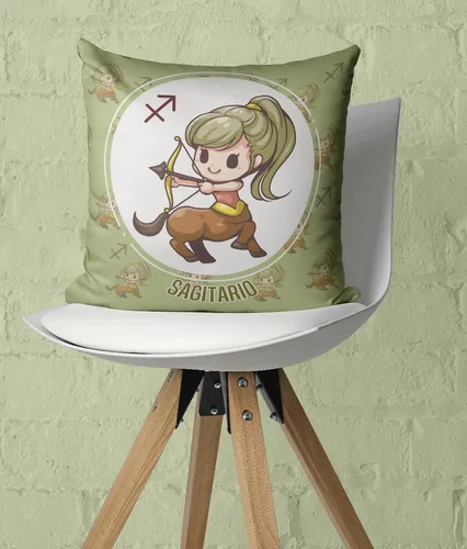 Souvenir Cumple 5 Almohadas 30x30 Cm Signos Zodiaco Tiernos