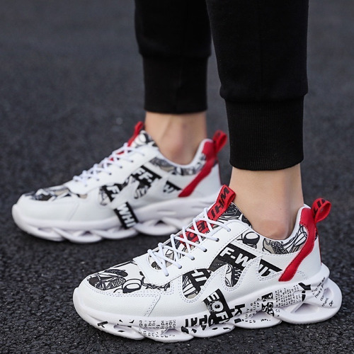 A Zapatillas De Tenis Para Correr De Moda Ligera Para Hombre