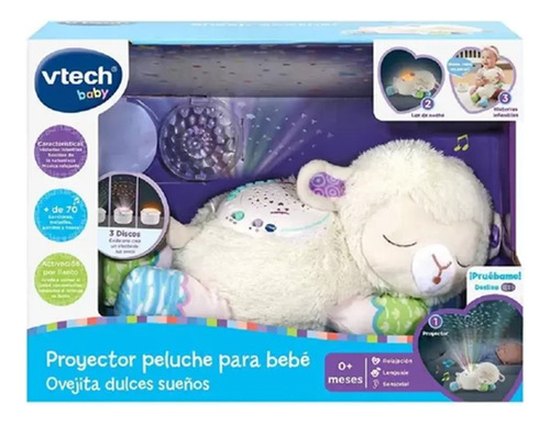 Proyector Peluche Oveja Vtech Dulce Sueños 4865841 Febo