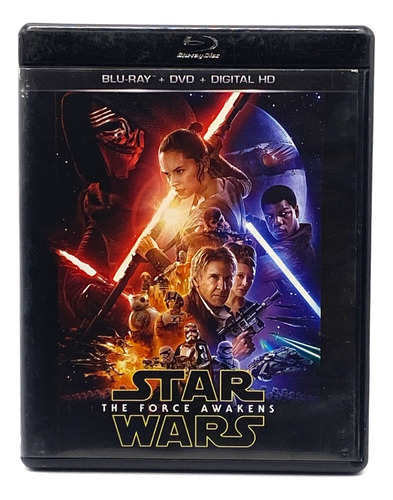 Blu-ray + Dvd Star Wars: The Force Awakens / Película 2015 