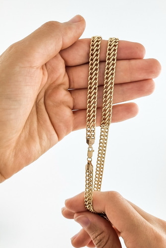 Conjunto Lacraia Colar 40 Cm E Pulseira 19 Cm 7.4 Ouro 18k