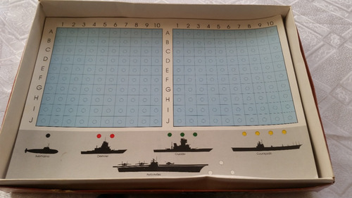 Jogo De Tabuleiro Batalha Naval Antigo Taramira (Usado)