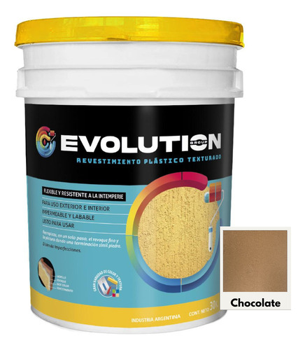 Revestimiento Plástico Texturado Llana 30 Kg Evolution Habanno