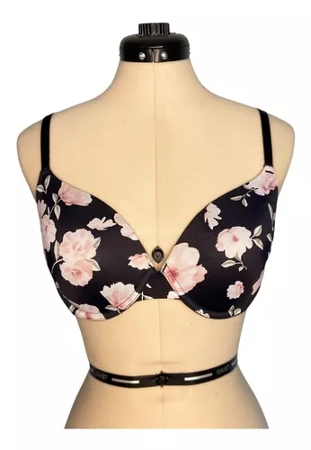 Pink Negro Con Flores Talla LIQUIDACIONLF