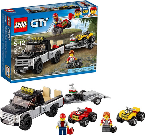  Lego City Atv Race Team 60148 Kit De Construcción        
