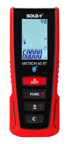 Distanciómetro Profesional Láser 60m Bluetooth Sola Metron60