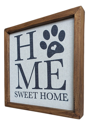 Cuadro Decorativo Home Sweet , Frases  Arte De Pared