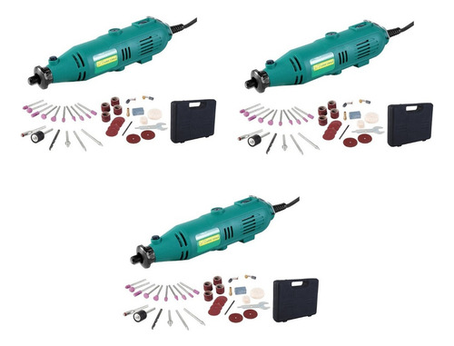 Pack 3 Mototool Lt 135w Rectificadora + Accesorios Frecuencia 60hz Potencia 135 W