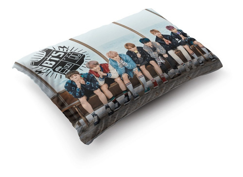 Imagen 4 de 5 de Funda De Almohada Bts 70x45cm Vudú Love