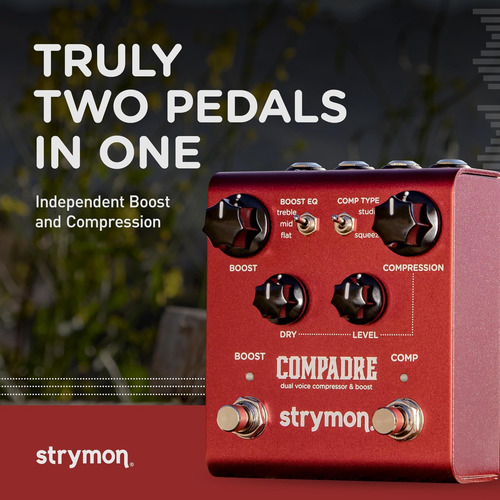 Strymon Compadre Dual Voice Compressor Y Boost Guitar Effect