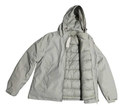 Campera De Mujer Dos En Uno Desmontable Impermeable M Al 8xl