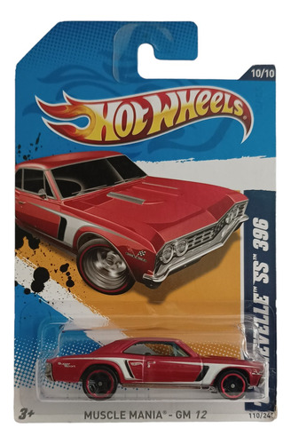 Hot Wheels 67 Chevelle Ss 396 (rojo) 2012 Mlc02