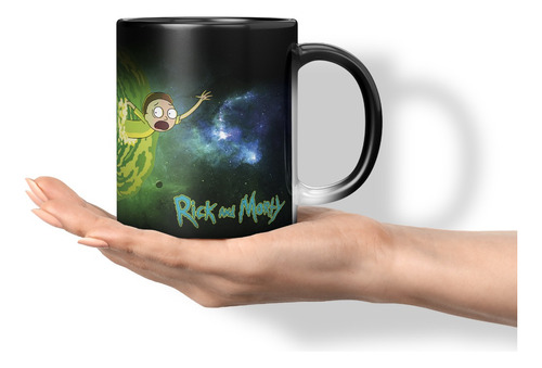 Taza Magica Cambia Color Rick And Morty 11 Onzas