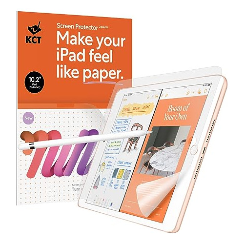 Protector Pantalla iPad 10.2 Textura Papel 2 Unidades