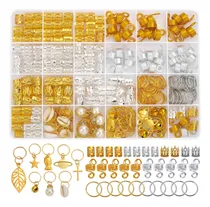 Comprar 280 Piezas De Joyeria Loc Para Rastas De Cabello, Joyas De C