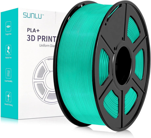 Filamento 3D PLA Sunlu de 1.75mm y 1kg mint green