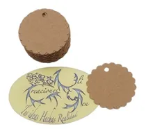 Comprar 100 Tags Etiquetas Vintage Kraft Boda Comunión Confirmación  Kraft
