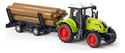 Tractor De Juguete W Farmer, Impulsado Por Fricción, Educati