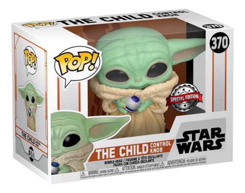 Baby Yoda Funko Pop Child Control Knob Star Wars Mandalorian