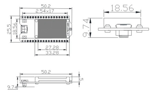 Heltec 868 Mhz-915 Mhz Sx1262 Esp32 Lora 0.96 Pulgadas Oled