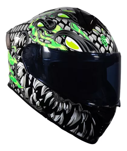 Casco Mujer Maravilla Abatible Moto Kov Estelar Dc Con Led KOV Zero