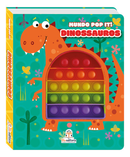 Mundo Pop It! Dinossauros, De Mammoth World. Blu Editora Em Português