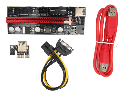 La Extensión Gráfica Pcie Riser De 1 A 16 Veces Reduce La Ca