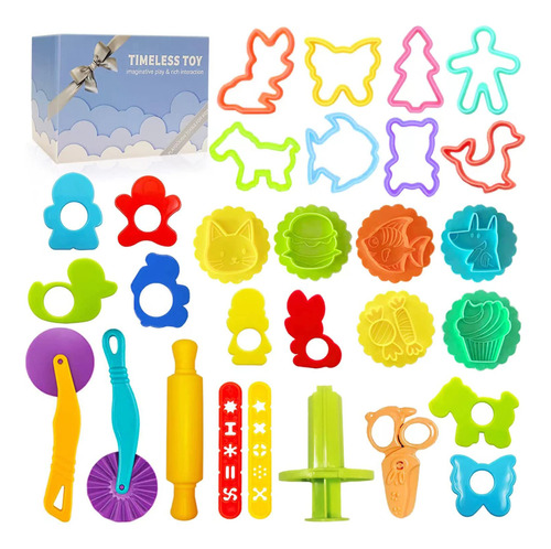 Juego De Herramientas De Masa Para Niños, Accesorios De Ju.