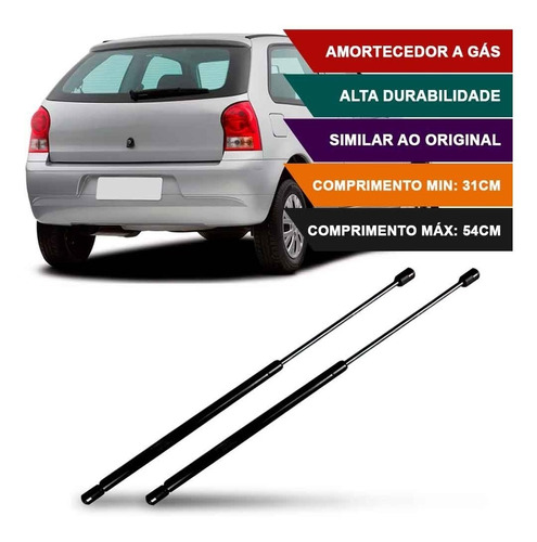 Par Amortecedor Tampa Traseira Porta Mala Gol G3/g4 99 A 15