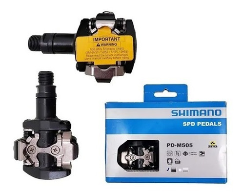 Pedales Automáticos Shimano Pd-m505 Con Calas