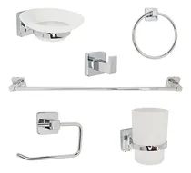 Comprar Set De 6 Accesorios Para Baño Status Aqualaf  45006 