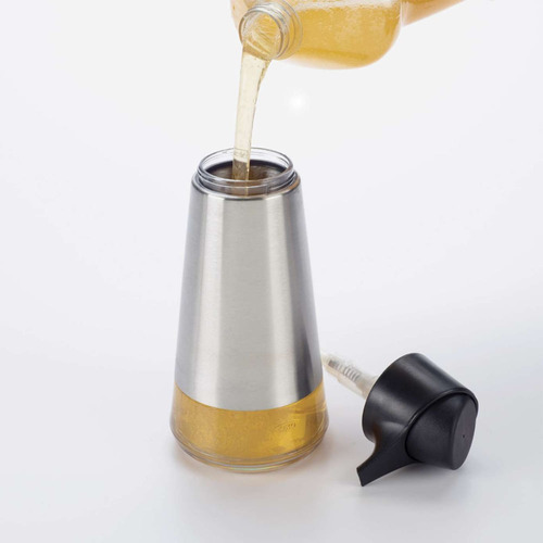 Imagem 2 de 2 de Porta Detergente Em Aço Inox 445 Ml Oxo + Nf