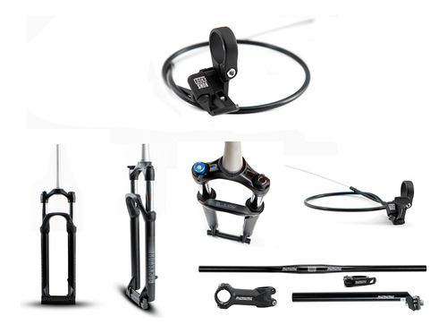 Quadro Aro 29 Rava Pressure Mtb Tam 17 Com Garfo E Kit.