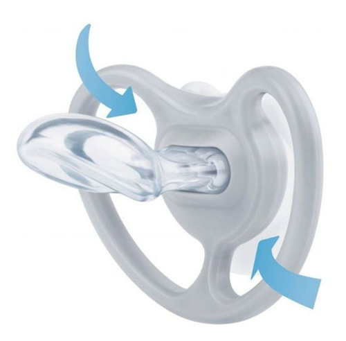 Imagen 4 de 9 de Set De 2 Chupetes Signature Nuk T2 6-18 Meses Con Estuche