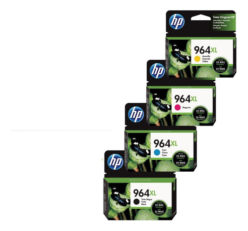 Cartuchos Hp 964xl N-c-m-y Juego Original