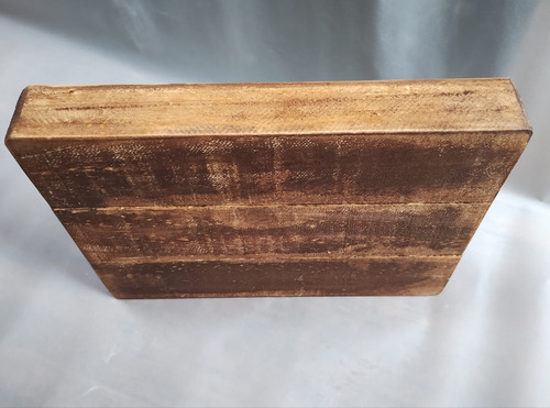 Tabla Picar Rustica Madera Para Picnic Campo Acampar