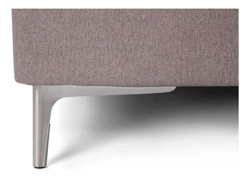 Cama Europea Rosen Bock Super King 200 X 200 Cm Color Gris