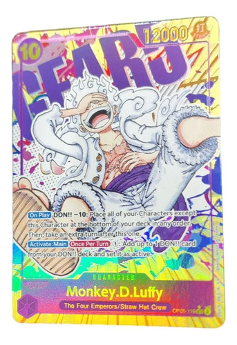 One Piece - Monkey.d.luffy (119) (alternate Art) (op-05)