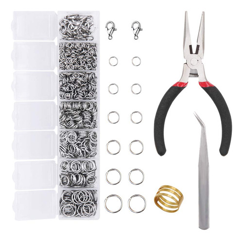 Eutenghao 1504pcs Anillo De Salto Abierto Y Langosta Kit Kit