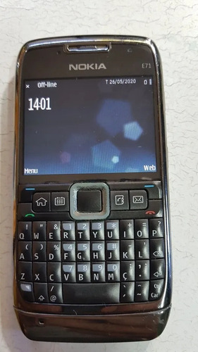 Nokia E71 Preto - Desbloqueado, 3.2mp Symbian - Exposição