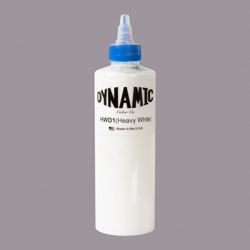 Tinta Para Tatuaje Dynamic Ink Heavy White 8oz