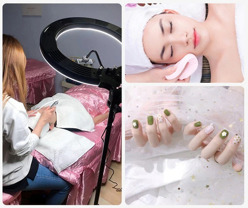 Aro Led Lámpara De Iluminación Makeup Estética 10'' Tienda