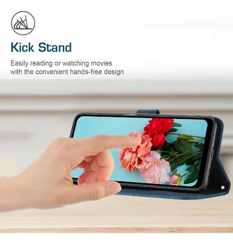 Funda Para Motorola Moto Edge 50 Fusion 5g Pu Cuero Lateral