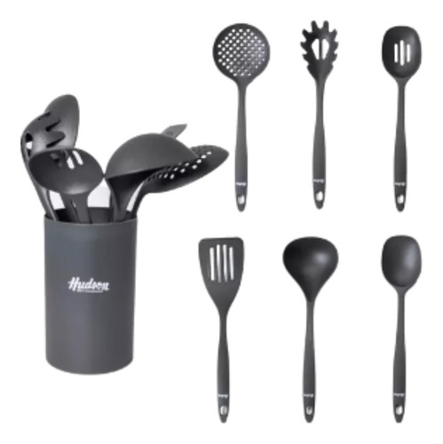 Set Combo Hudson Granito Completo 3 Capas Antiadherente 21pz